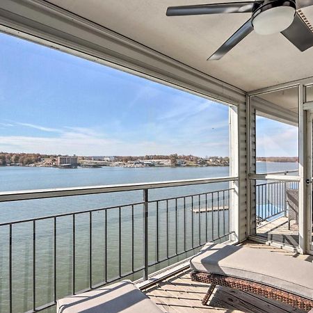 Sunny Osage Beach With Balcony And Lakefront View Exterior photo